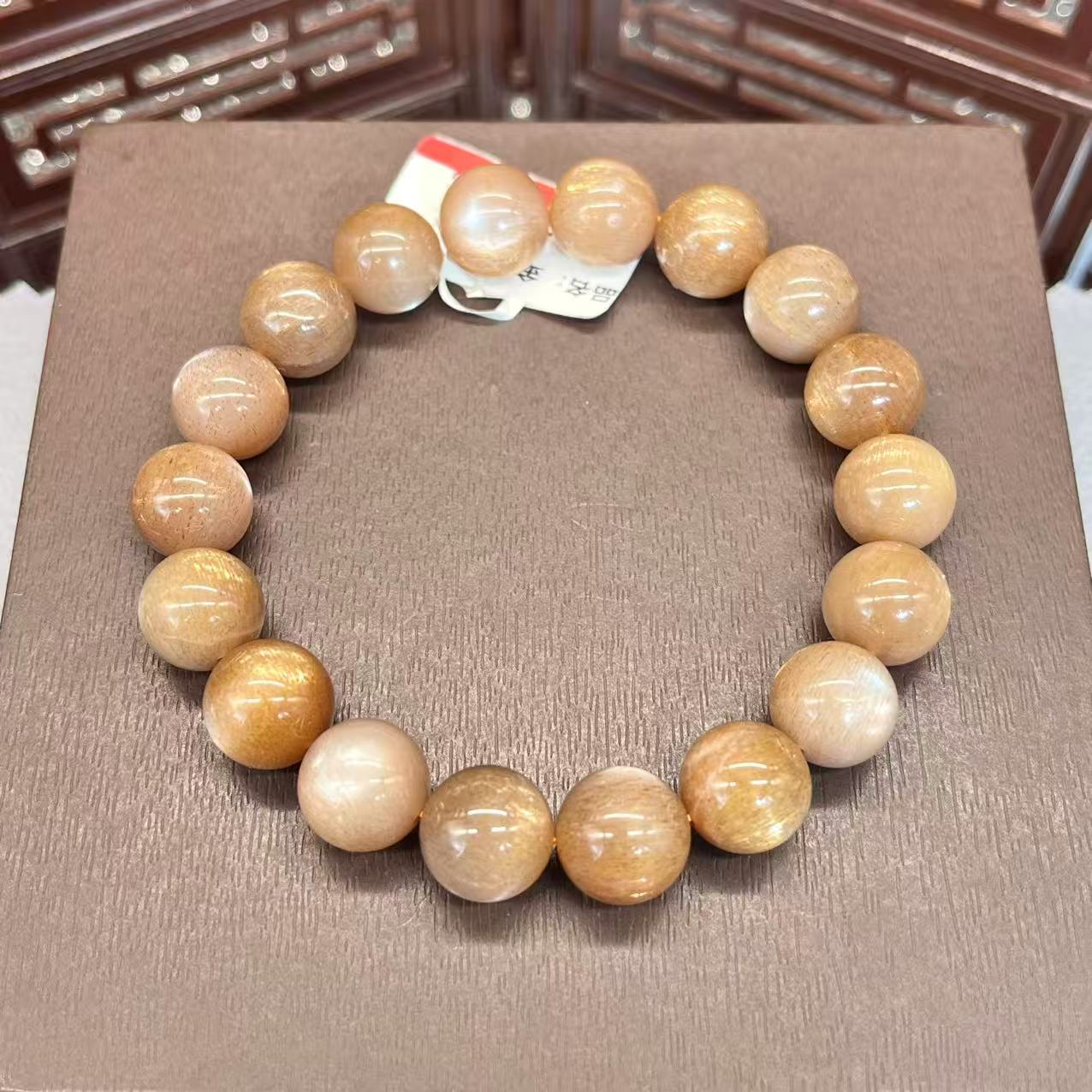 Natural gold bone bracelet