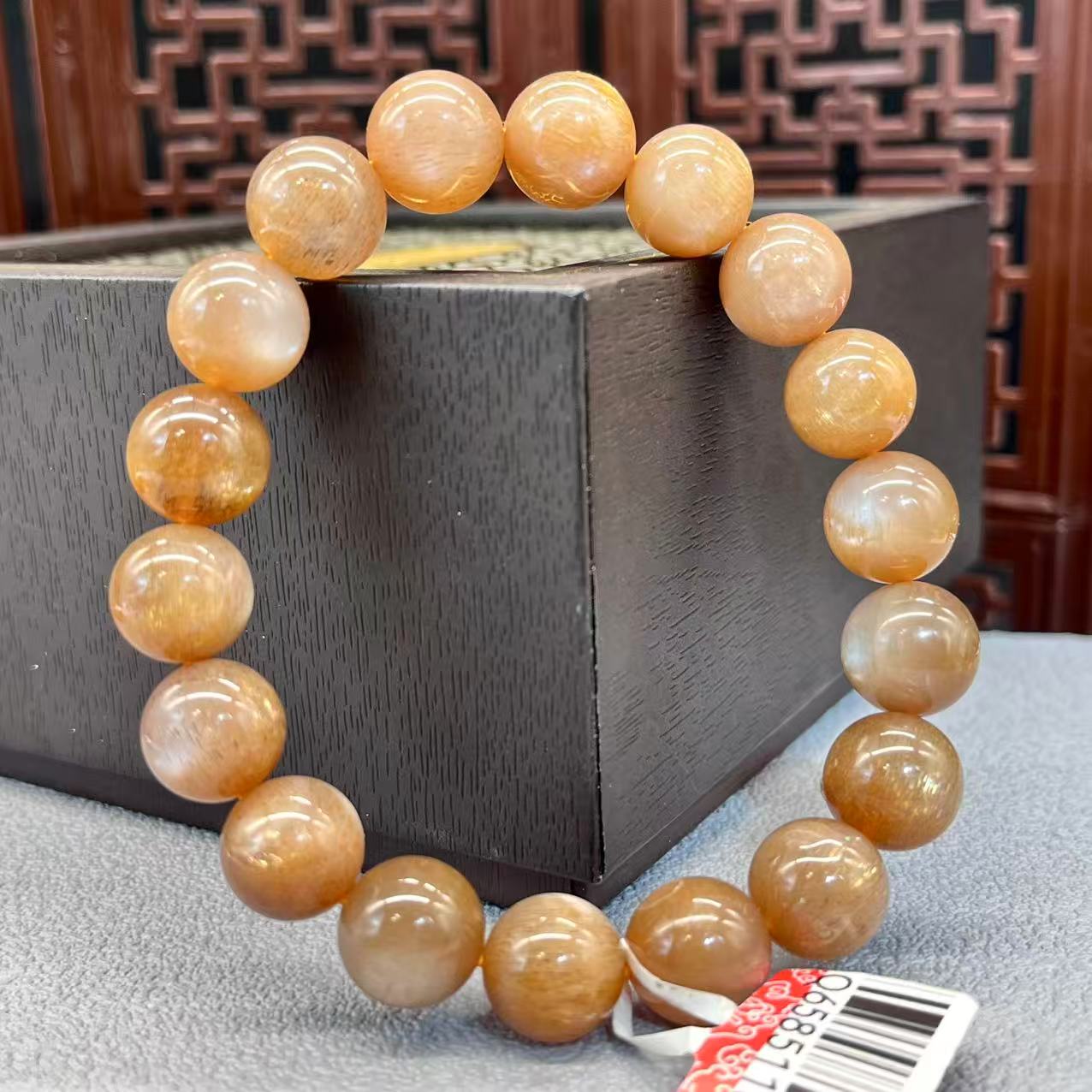 Natural gold bone bracelet