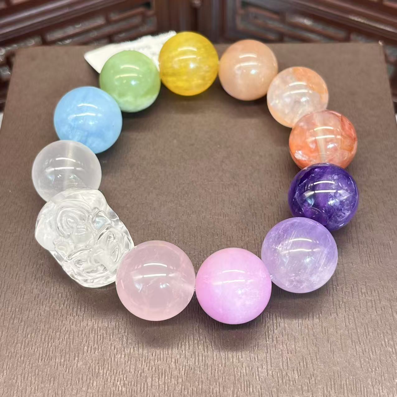 Natural crystal dobao bracelet