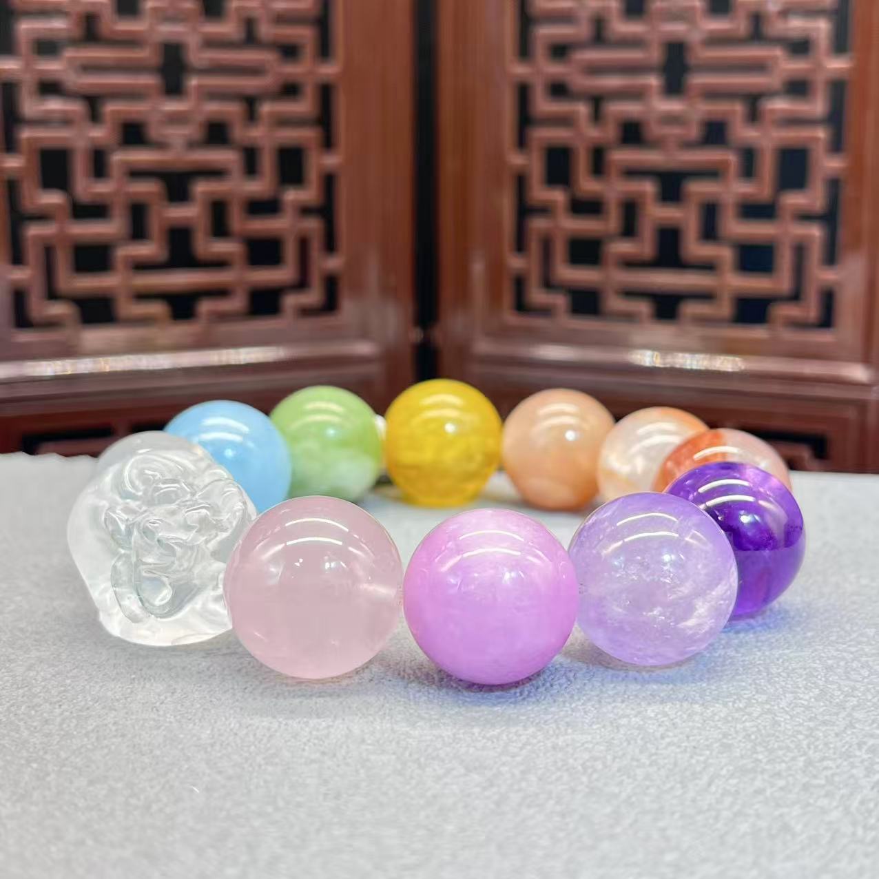 Natural crystal dobao bracelet