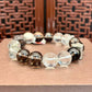 Natural crystal design bracelet