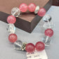 Natural crystal design bracelet