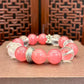 Natural crystal design bracelet