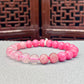 Natural rose stone bracelet
