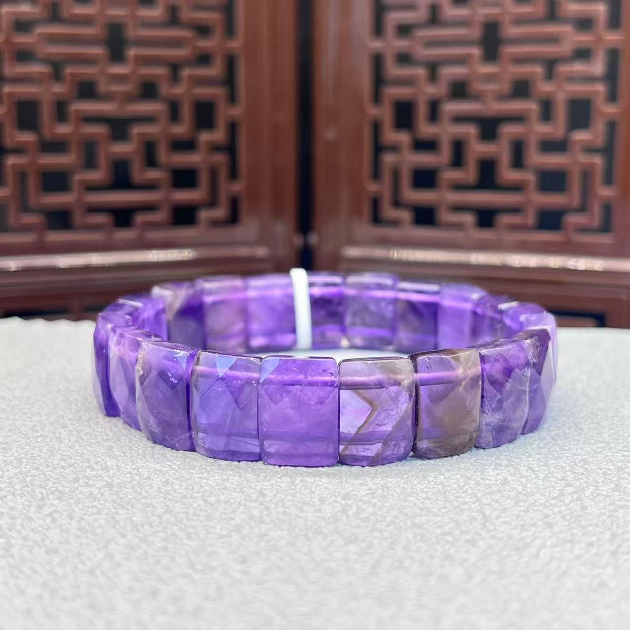 Natural amethyst bracelet