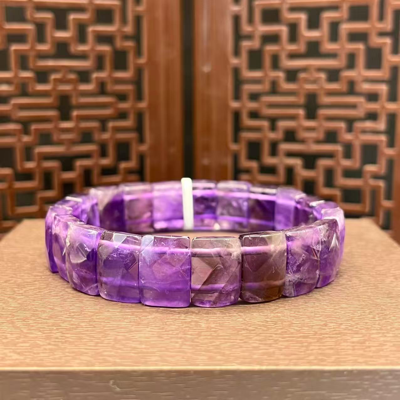 Natural amethyst bracelet