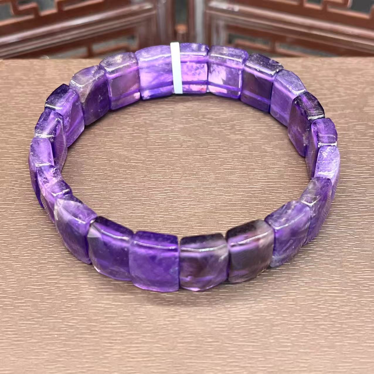 Natural amethyst bracelet