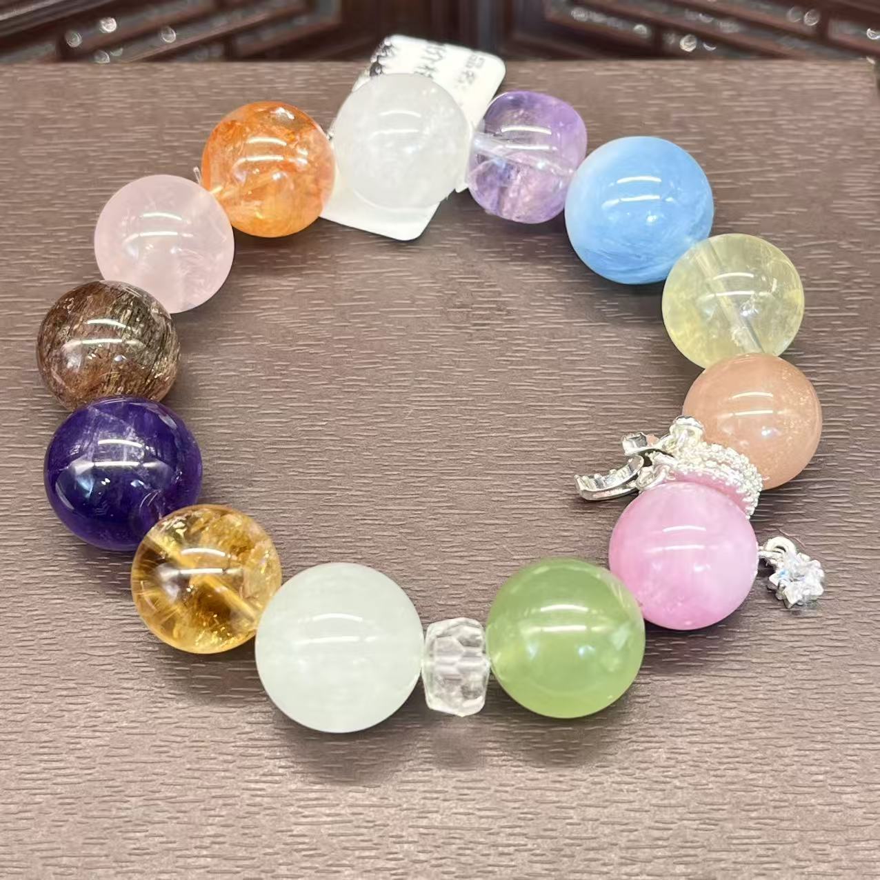 Natural crystal dobao bracelet