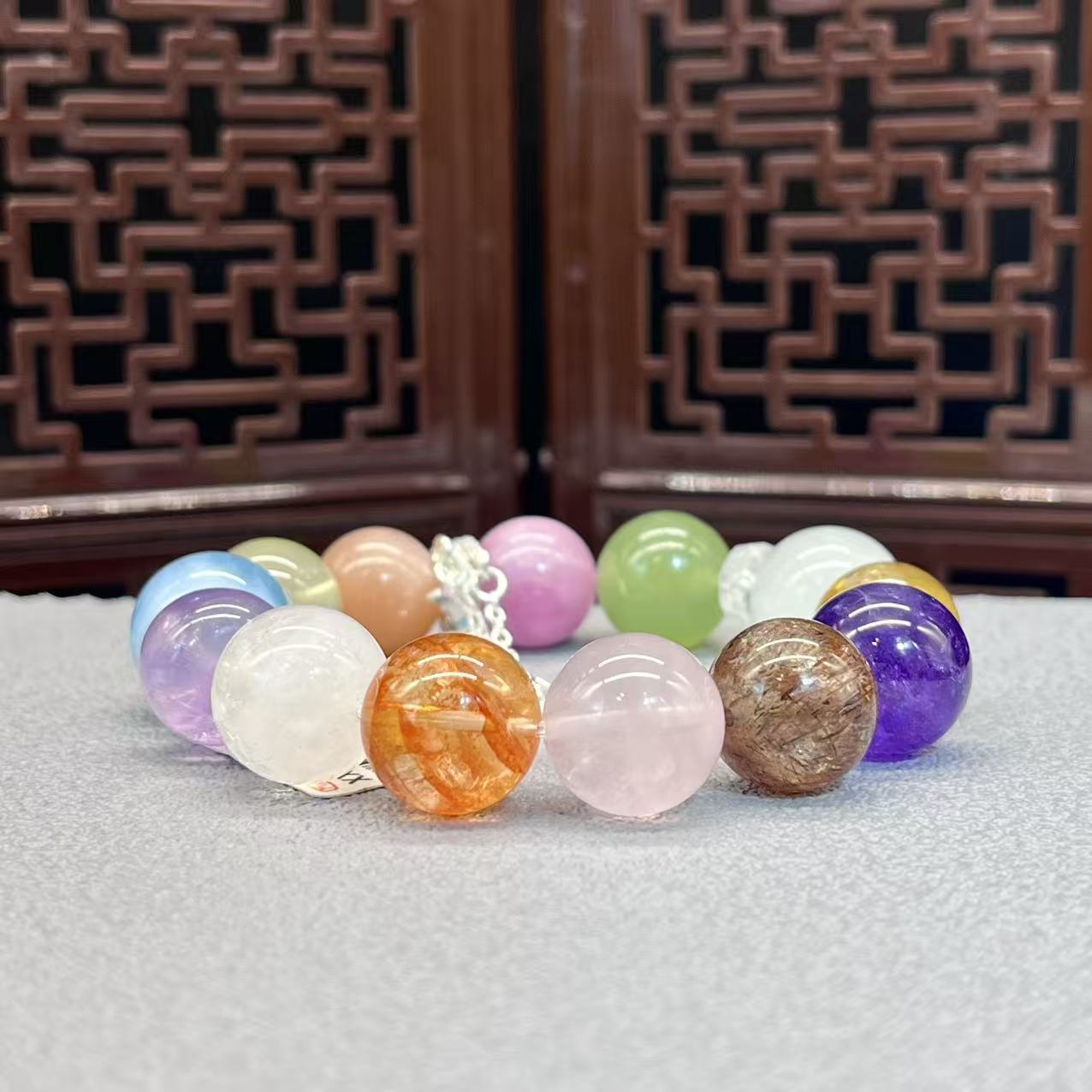 Natural crystal dobao bracelet