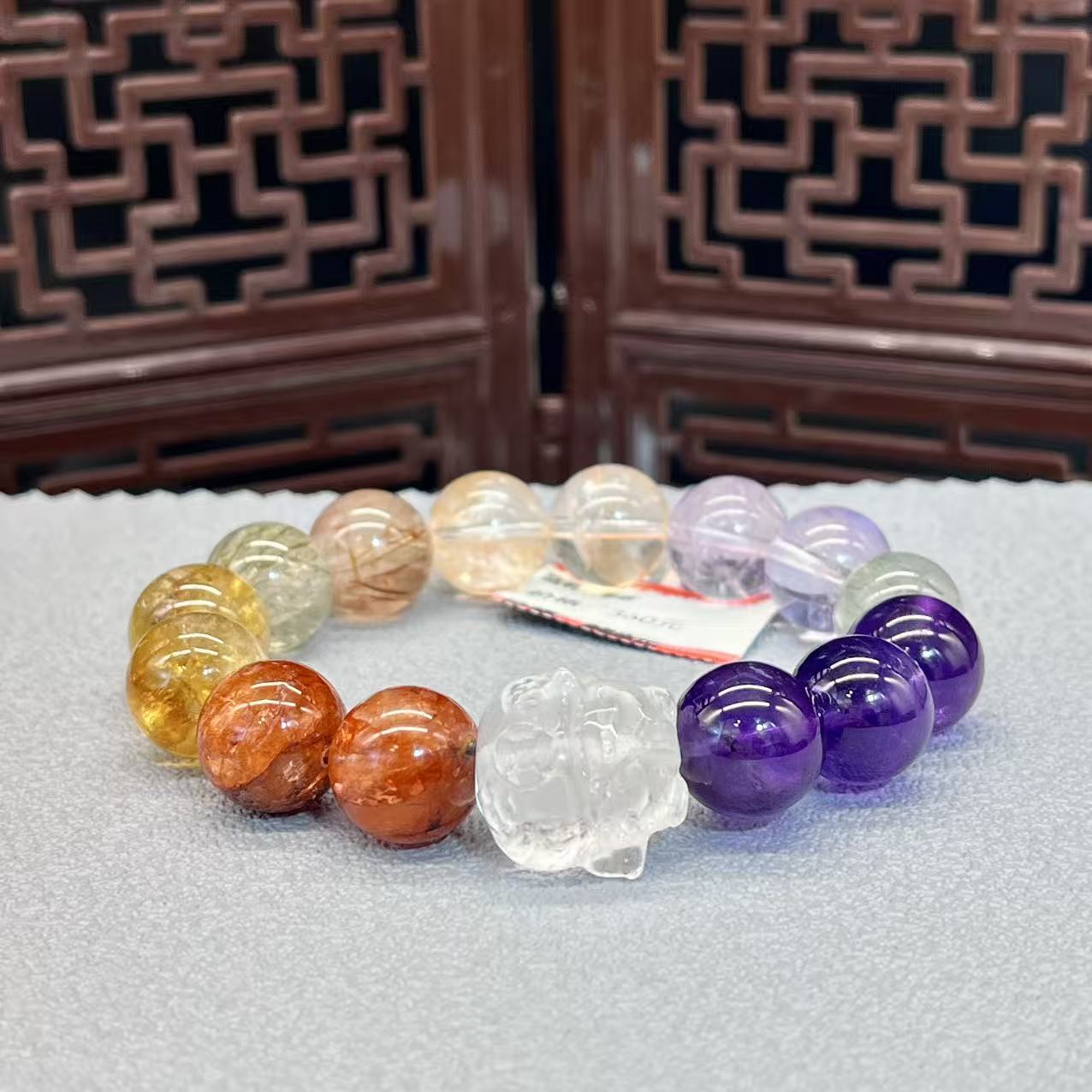 Natural crystal dobao bracelet