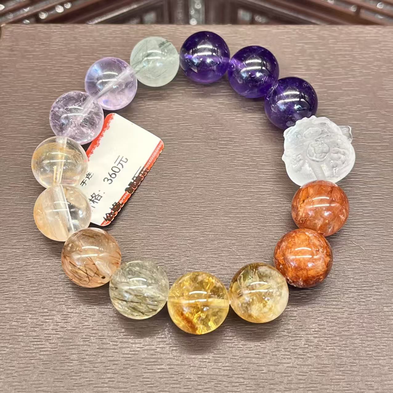 Natural crystal dobao bracelet