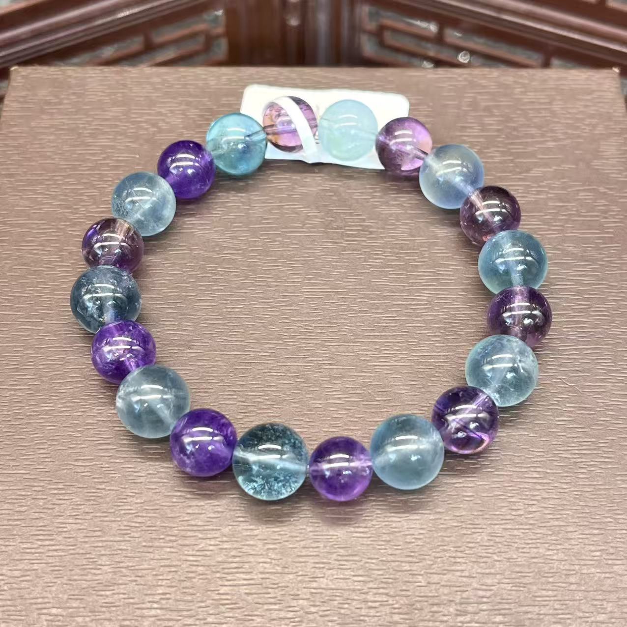Natural fluorite bracelet