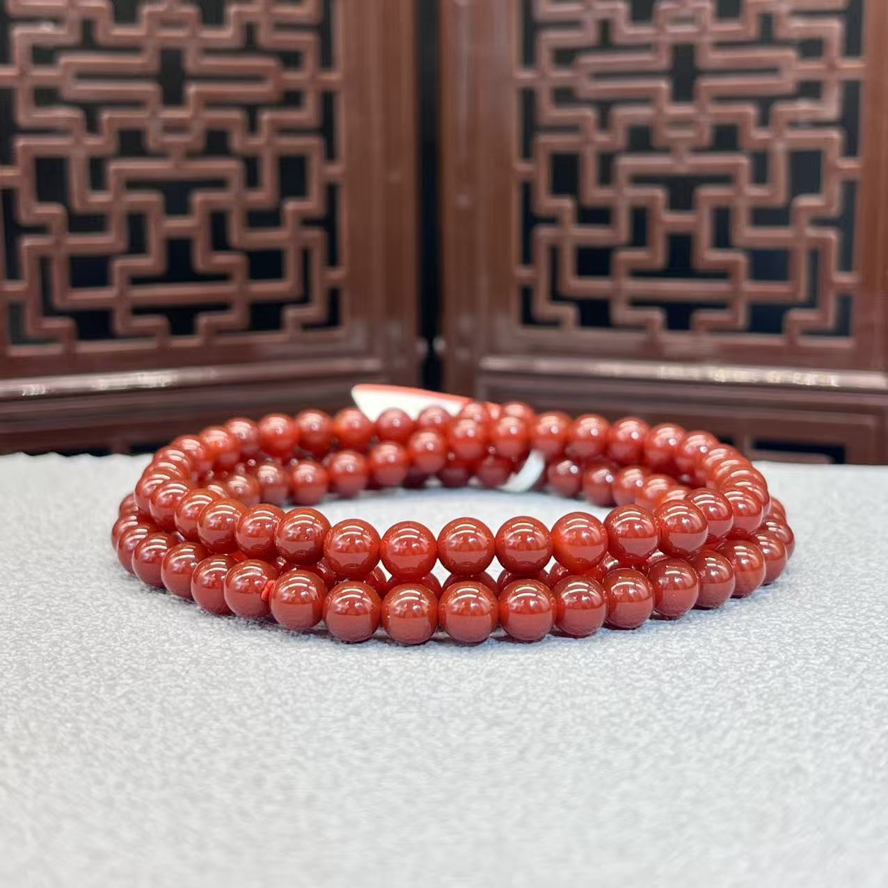 Natural agate bracelet