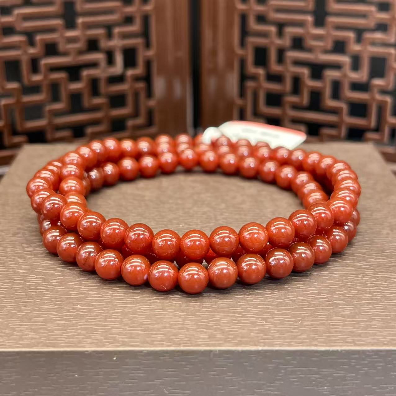 Natural agate bracelet