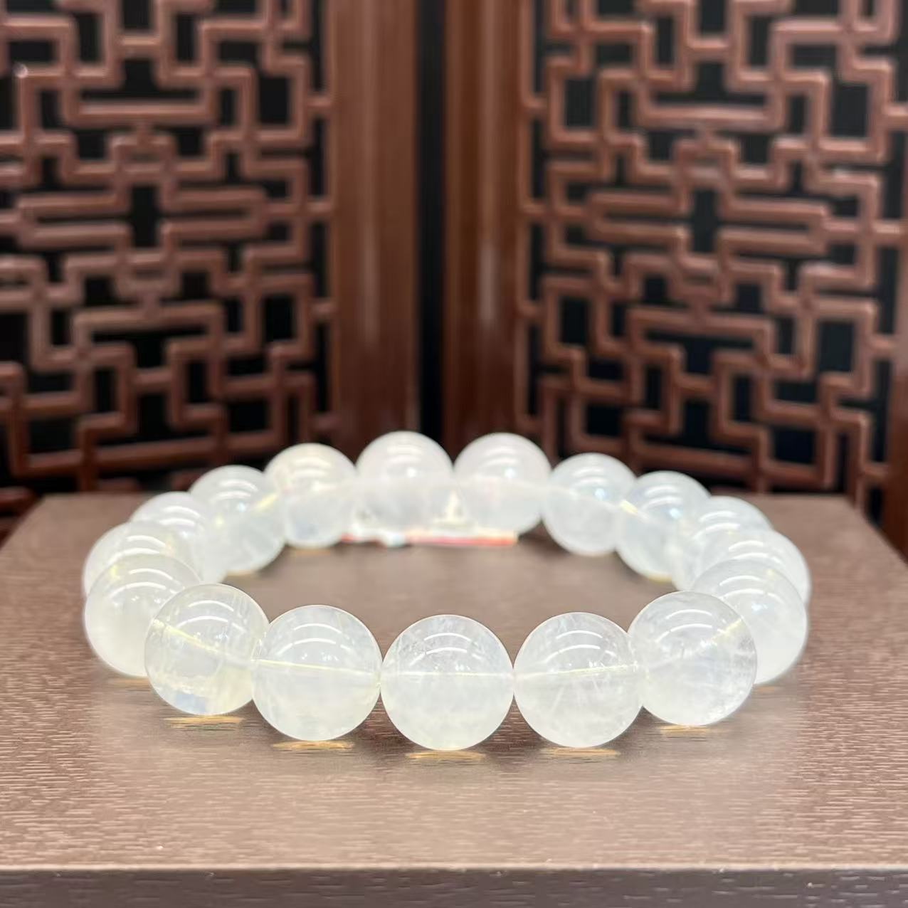 Natural blue needle crystal bracelet