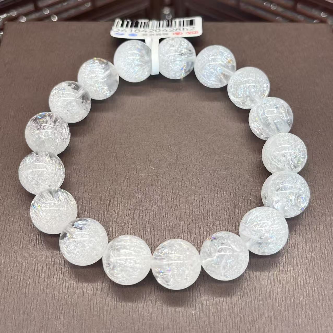 Natural white crystal bracelet