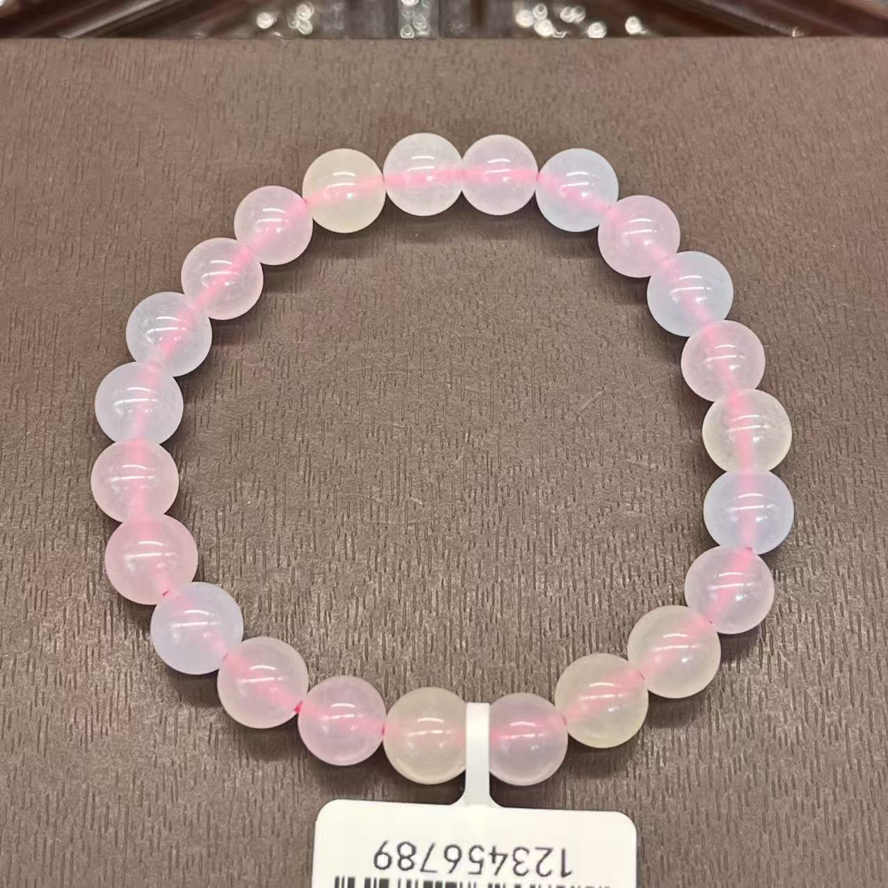 Natural morganite bracelet