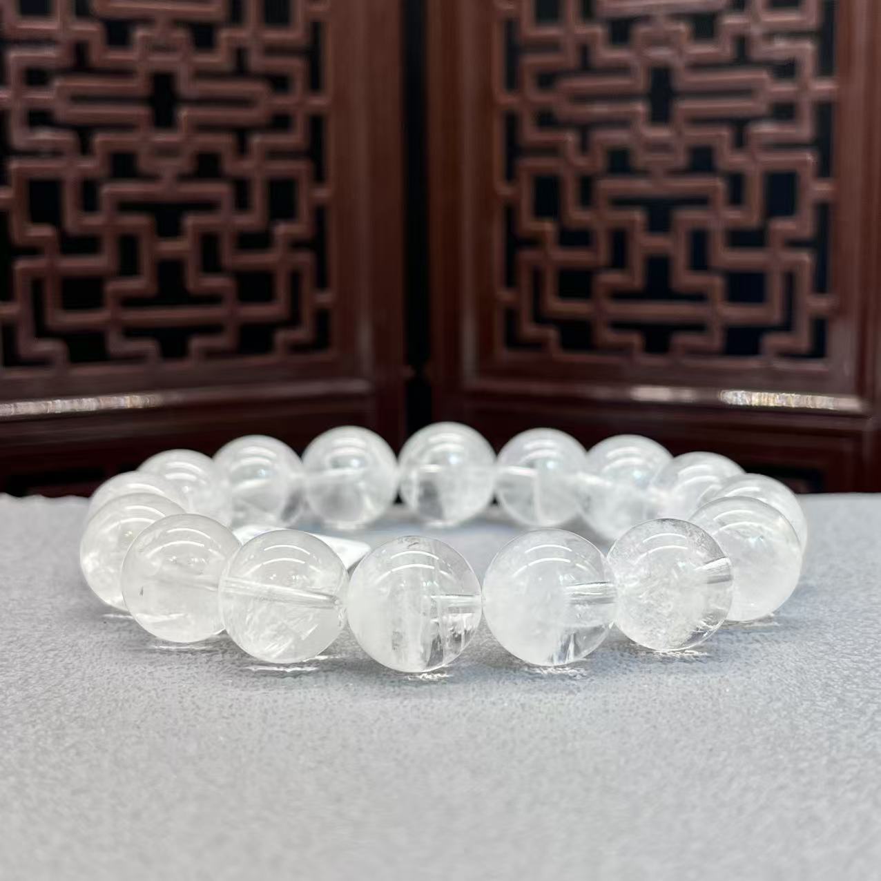 Himalayan white crystal bracelet