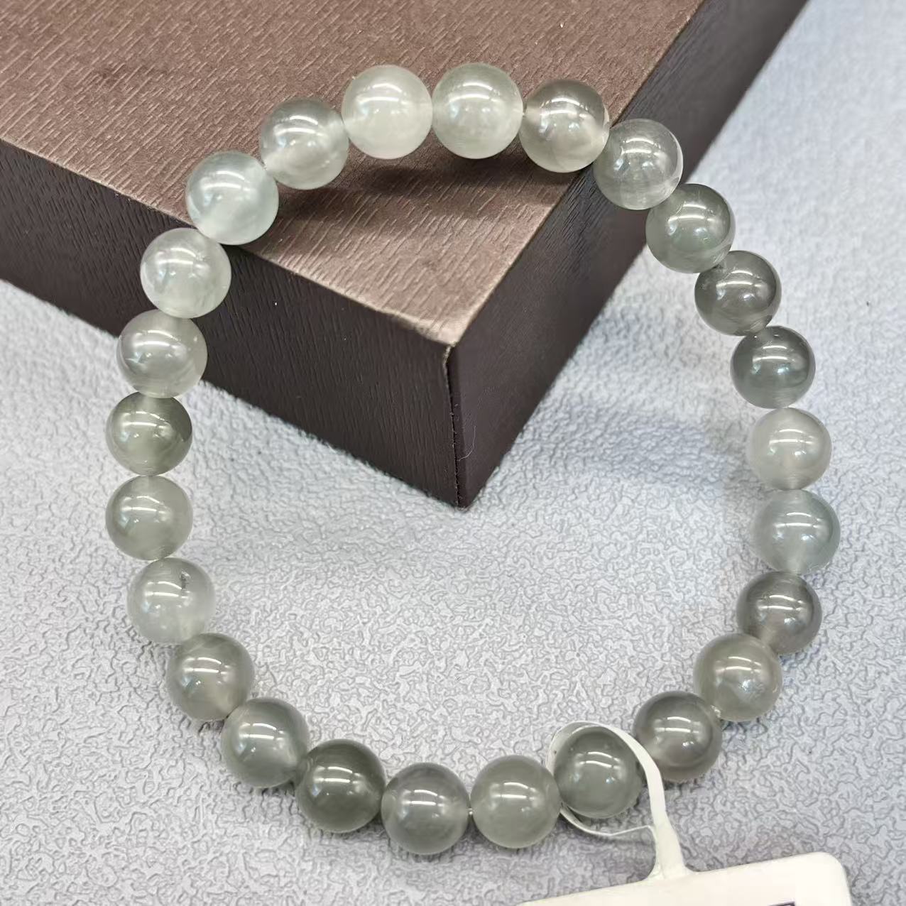 Natural rabbit hair crystal bracelet