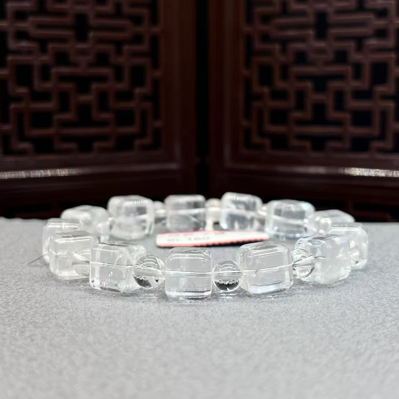 Natural white crystal sugar bracelet