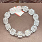Natural white crystal sugar bracelet