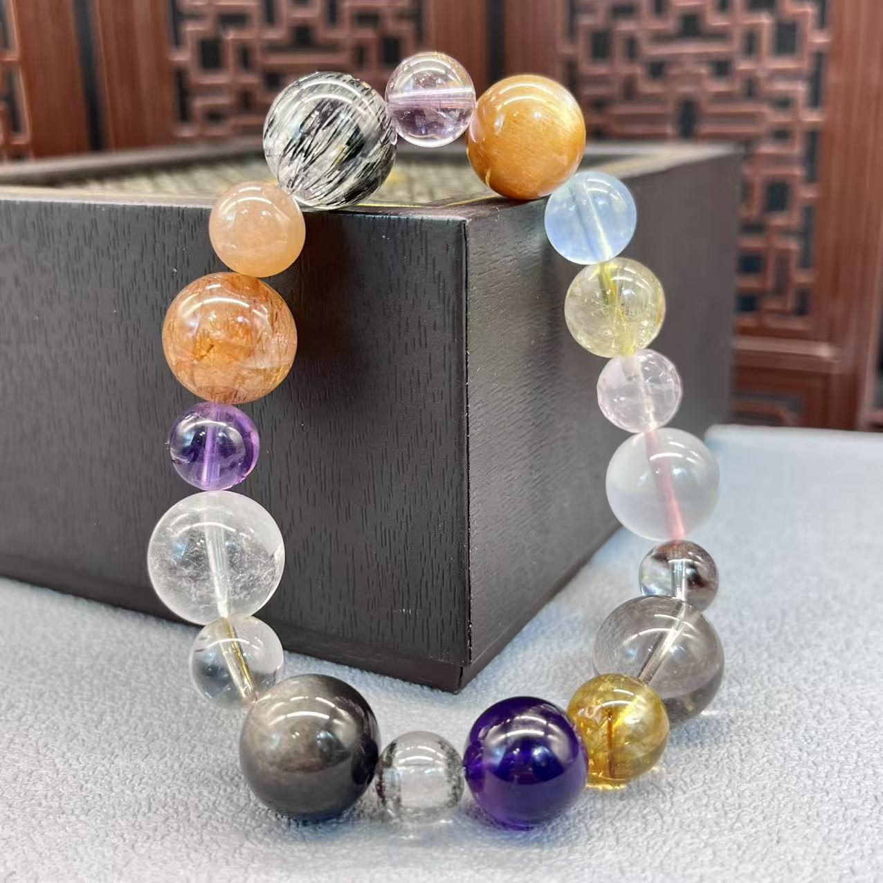 Natural crystal dobao bracelet