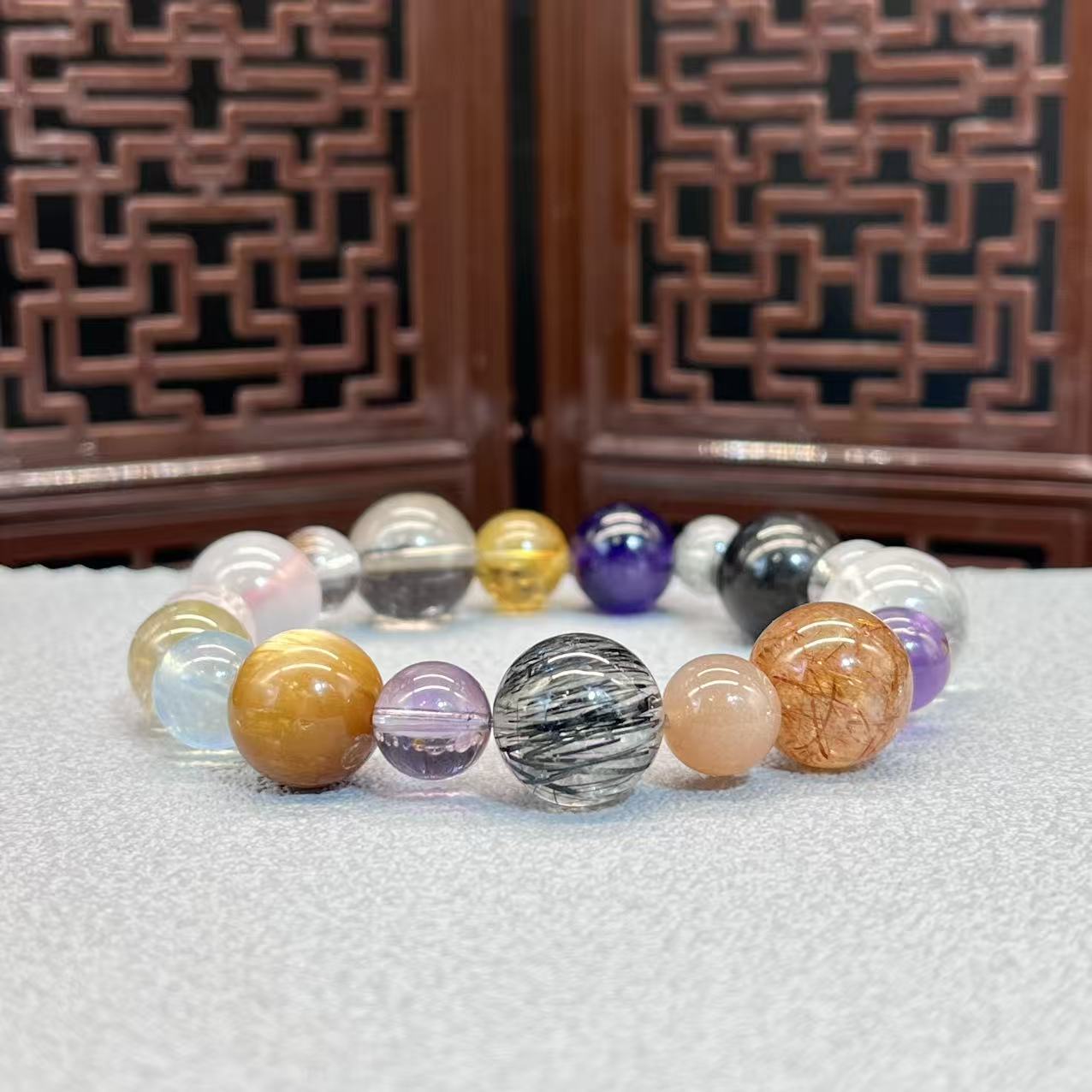 Natural crystal dobao bracelet