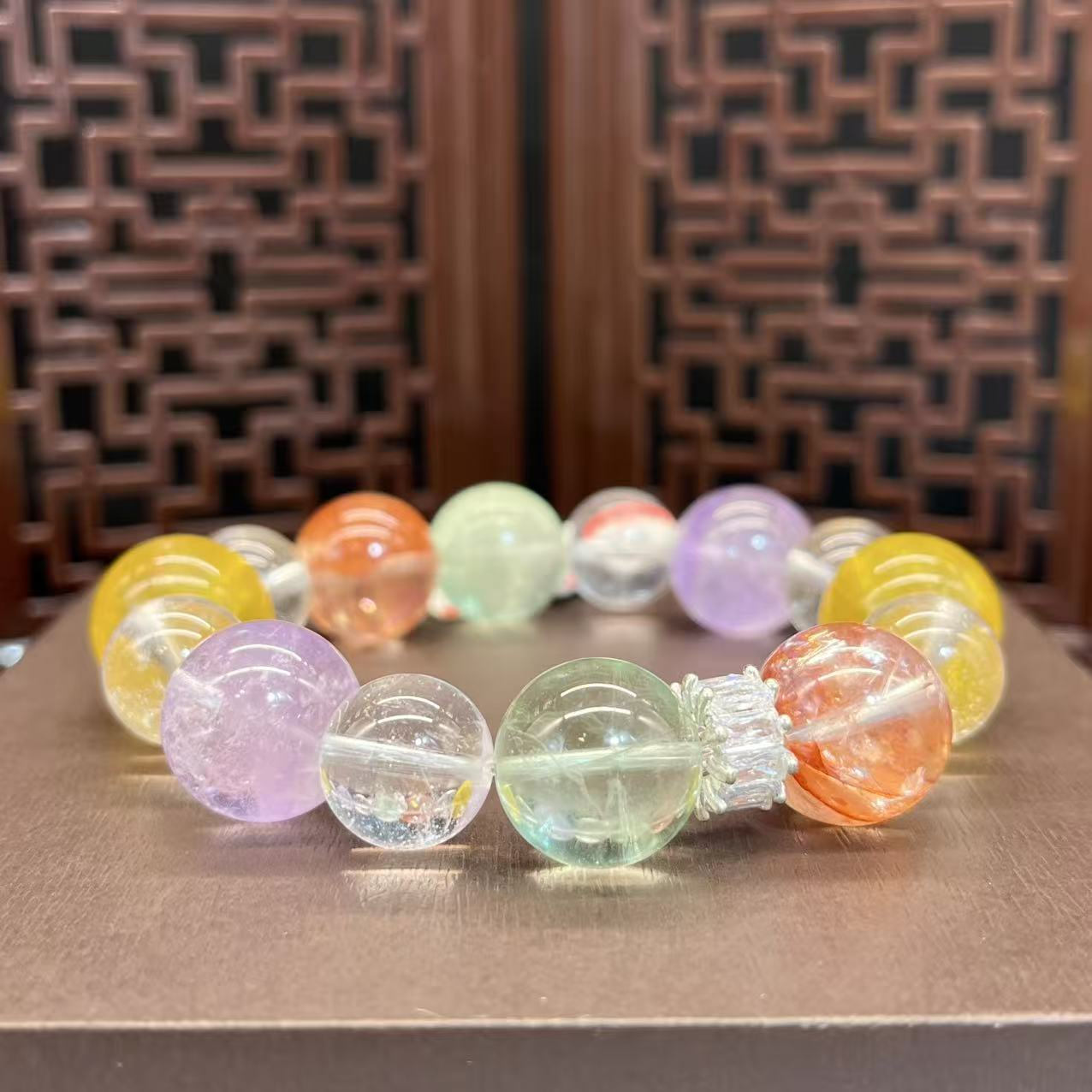 Natural crystal dobao bracelet