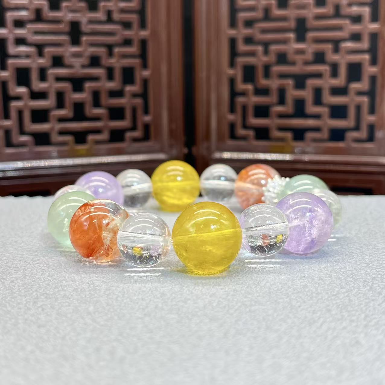Natural crystal dobao bracelet