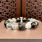 Natural crystal design bracelet