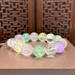 Natural crystal design bracelet