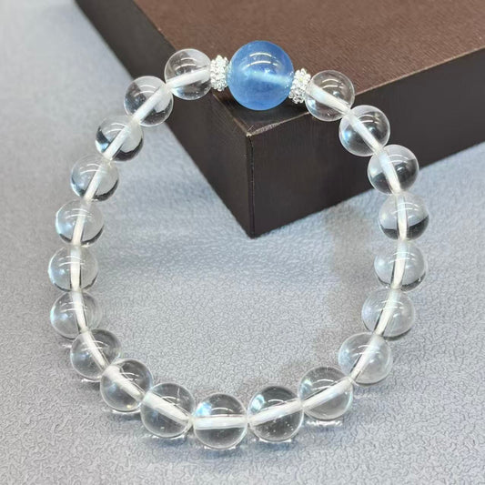 Natural crystal design bracelet