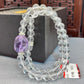 Natural crystal design bracelet