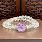 Natural crystal design bracelet