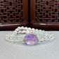 Natural crystal design bracelet