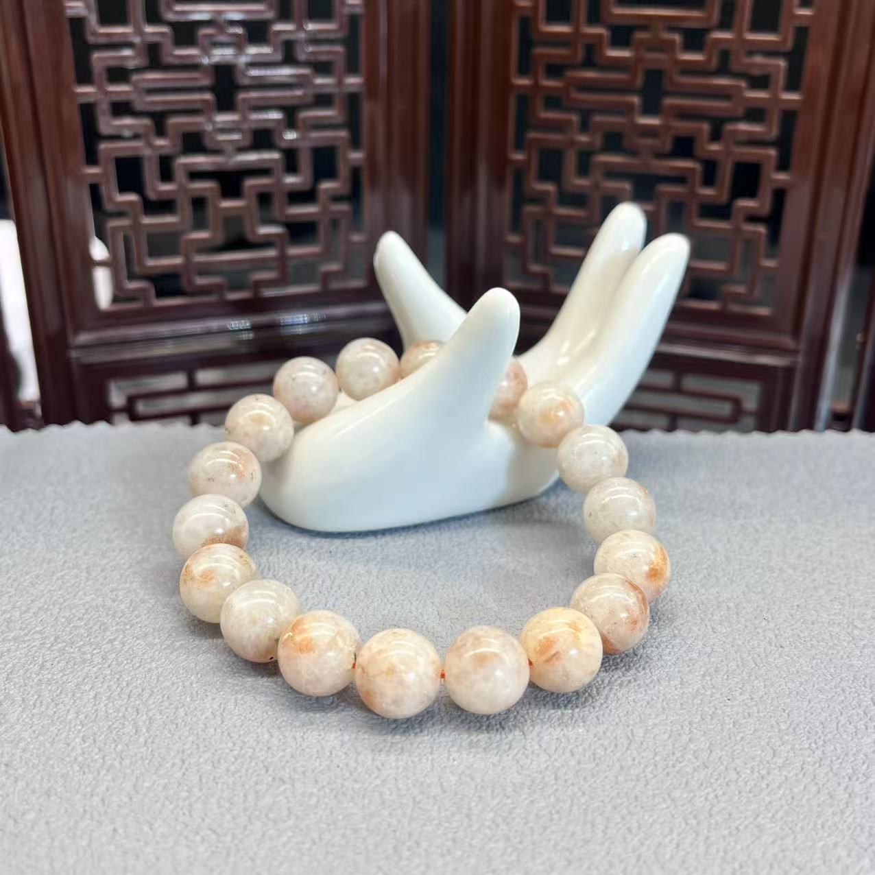 Natural sunstone bracelet