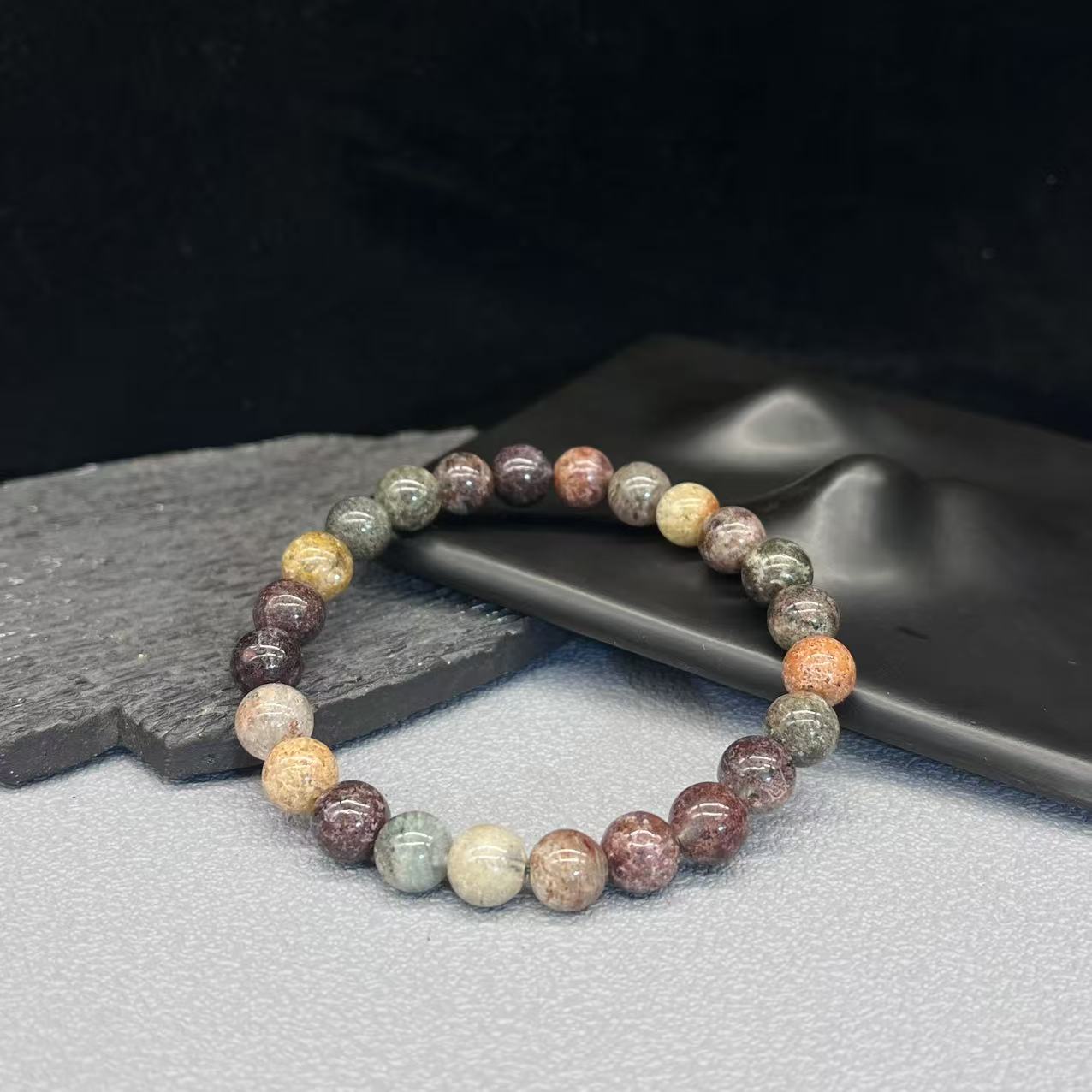 Natural garden quartz crystal bracelet