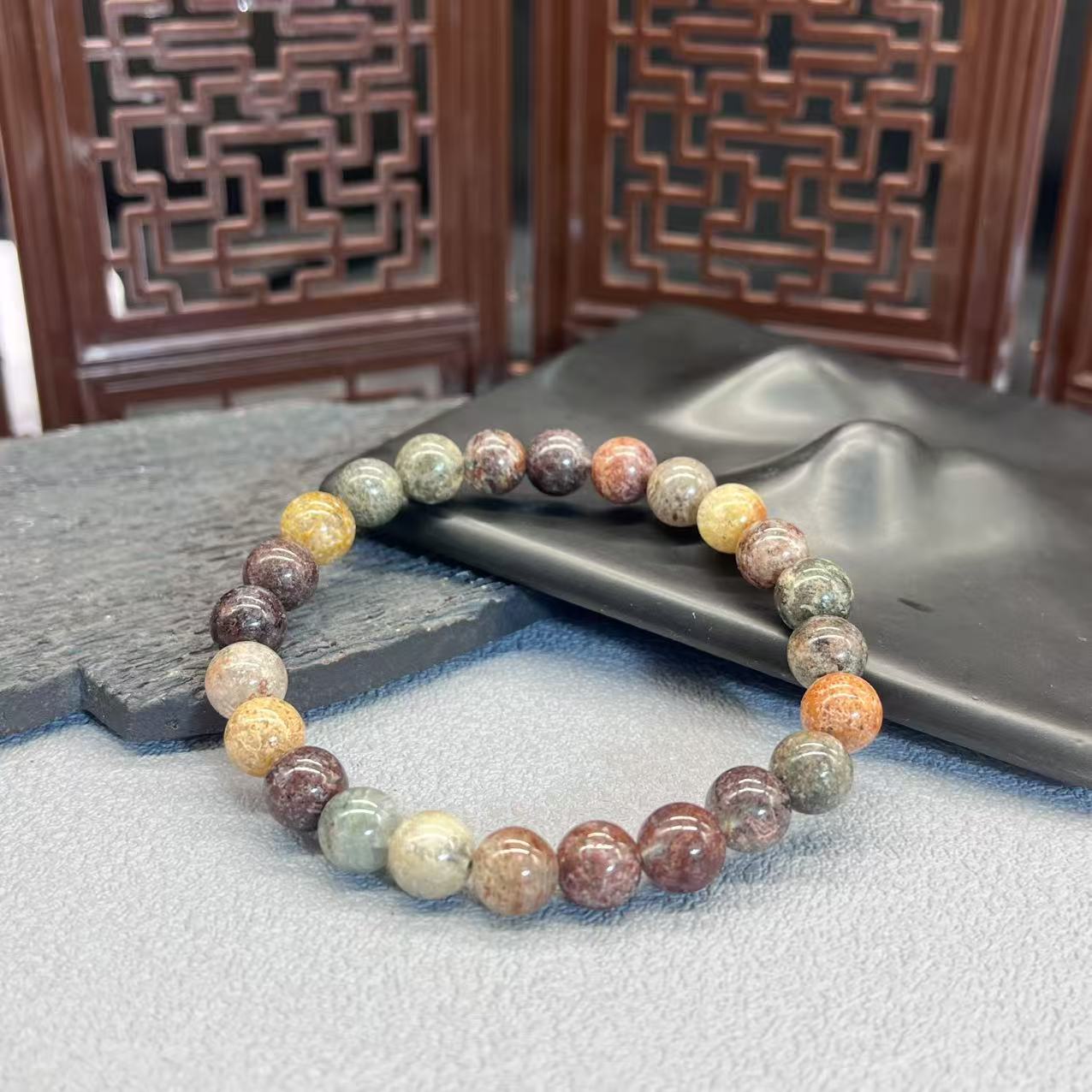 Natural garden quartz crystal bracelet