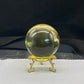 Natural citrine sphere