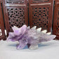 Natural amethyst dino carving