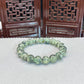 Natural prehnite bracelet