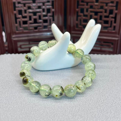 Natural prehnite bracelet