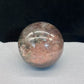 Natural garden quartz crystal sphere