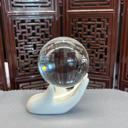 White transparent sphere