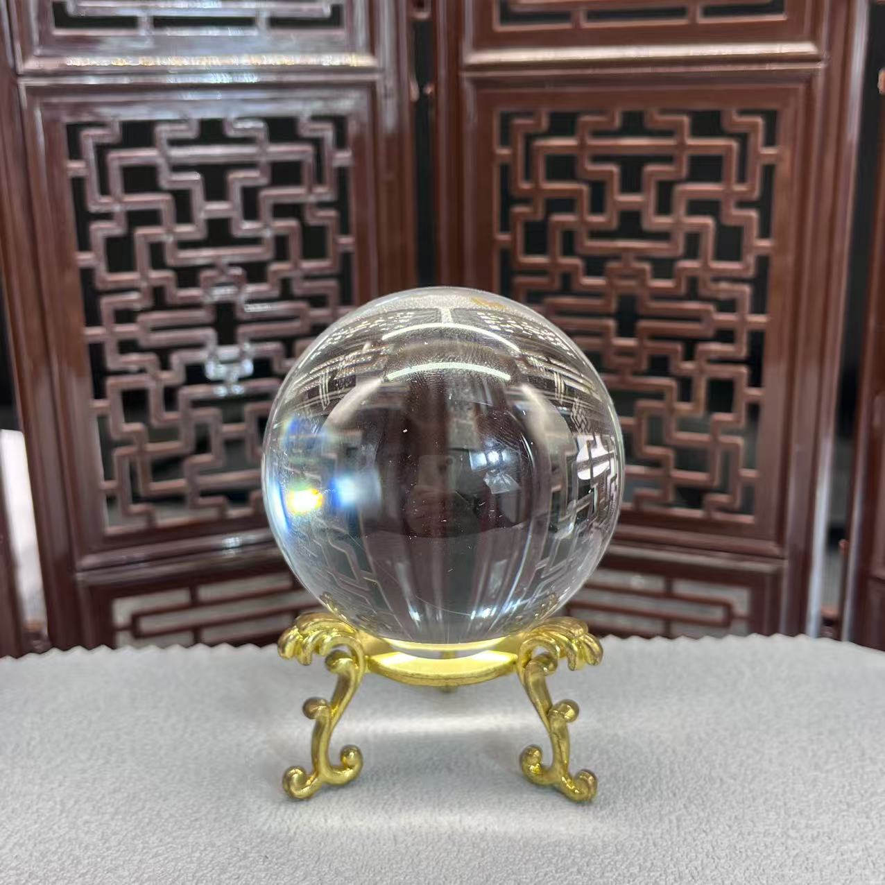 White transparent sphere