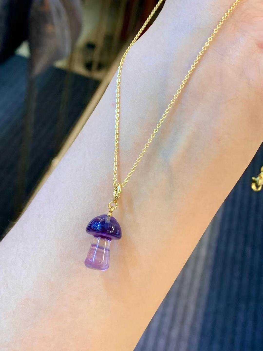 Fluorite pendant