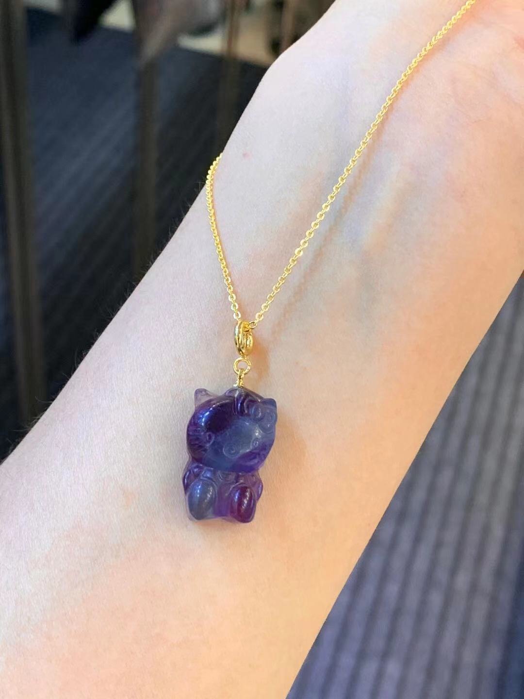 Fluorite pendant