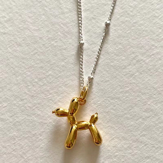 Cute balloon dog necklace