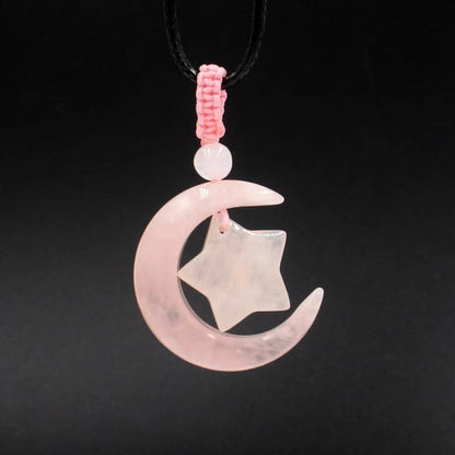 star and moon pendant